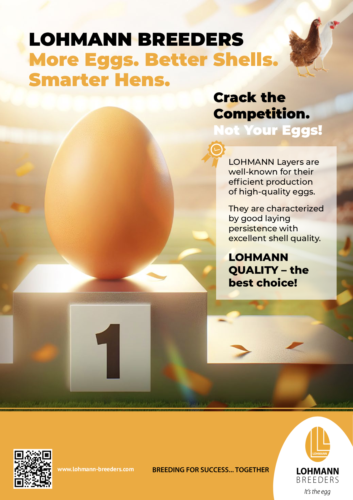 Crack competition not eggs