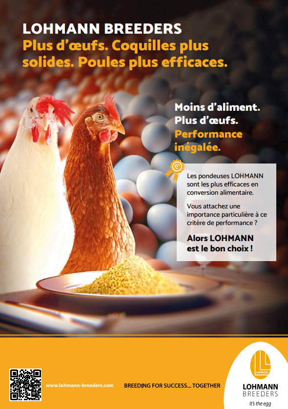 Moins d’aliments, plus d’œufs