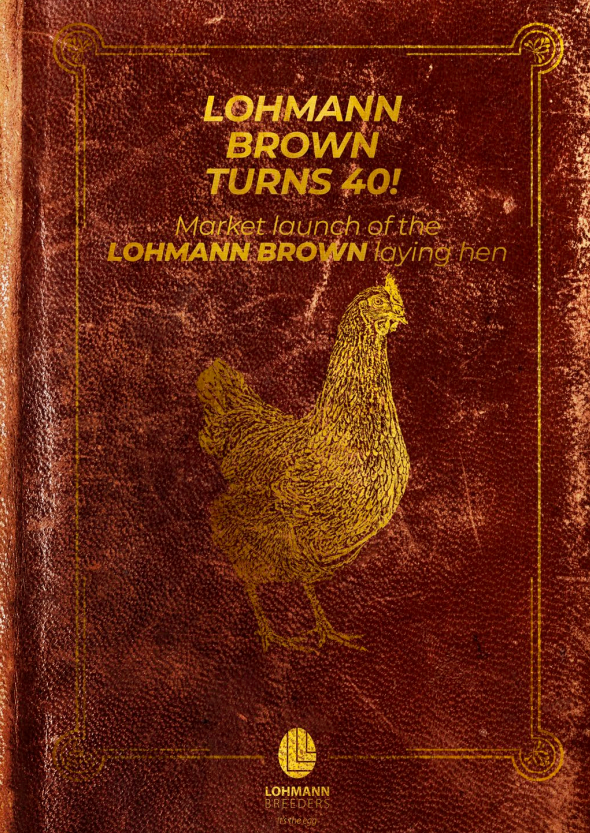 LOHMANN BROWN TURNS 40! Market launch of the LOHMANN BROWN laying hen