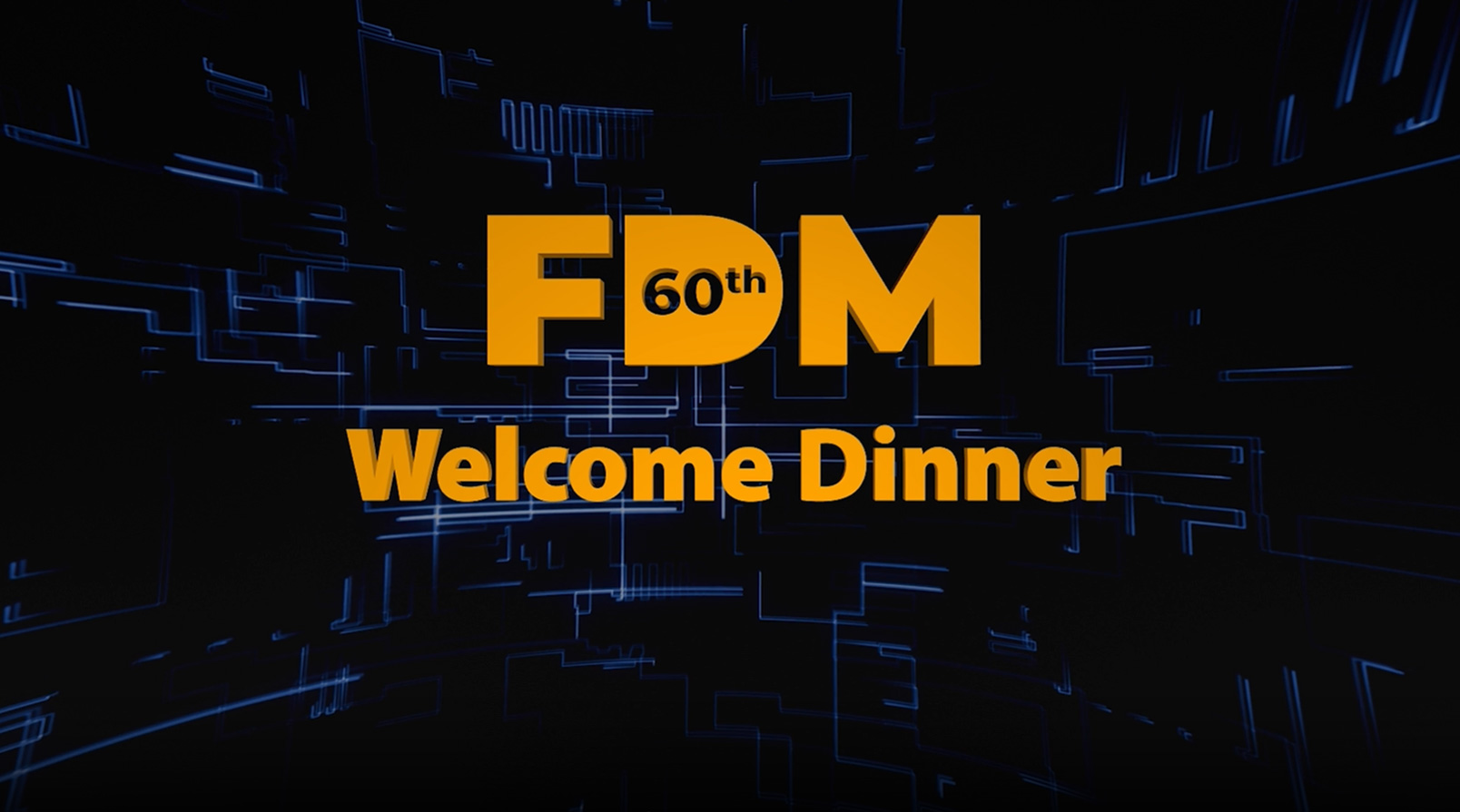 Welcome Dinner video 60th FDM SINGAPORE