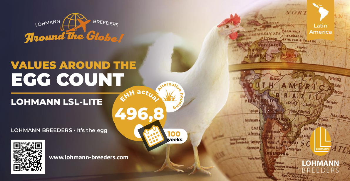 LOHMANN World Egg Count LSL Lite Alternative Latin America