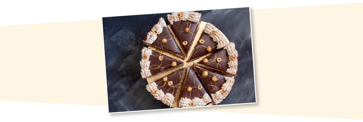 HAZELNUT CHOCOLATE Cake