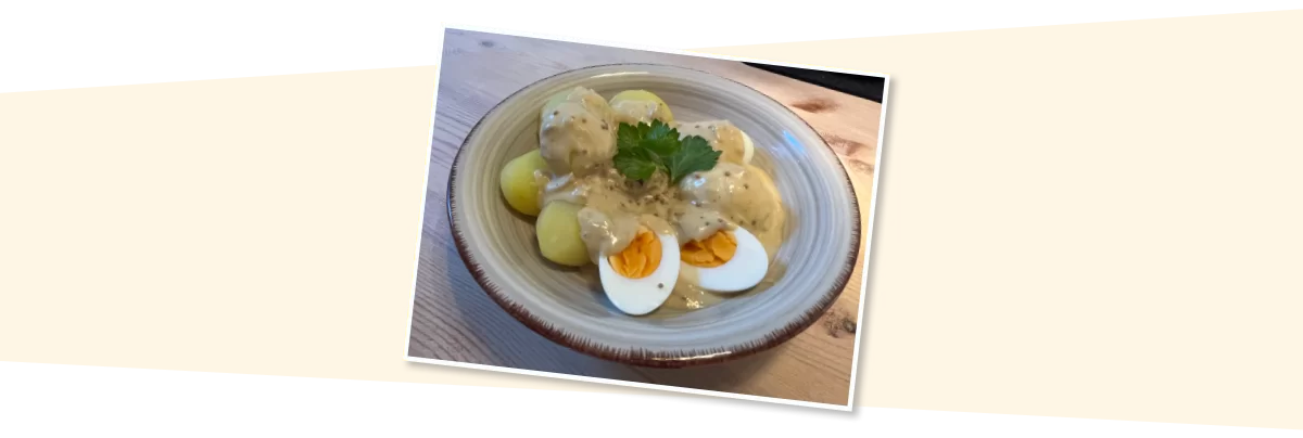 Eggs in MUSTARD SAUCE